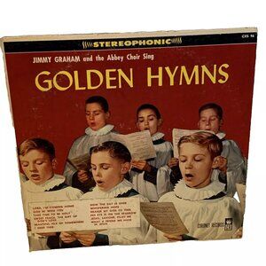 Jimmy Graham and The Abbey Choir Golden Hymns (Vinyl, 1966) Coronet CXS 96 VG+